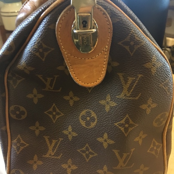 Vintage 1980s Louis Vuitton large satchel - Picture 5 of 8